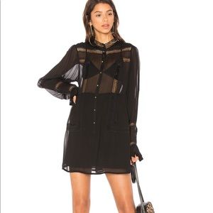 Aje - Lady Pankhurst Dress in Black